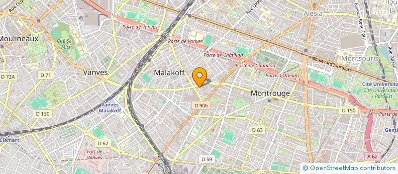localisation de l'entreprise L'HARMONIEUSE à MALAKOFF