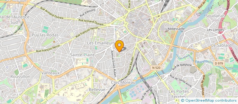localisation de l'entreprise L'HARMONIUM FRANCAIS à LIMOGES