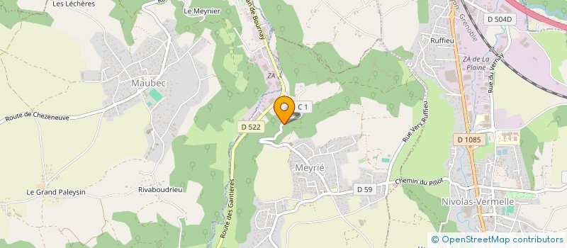 localisation de l'entreprise L'HARMONYA  MEYRIE