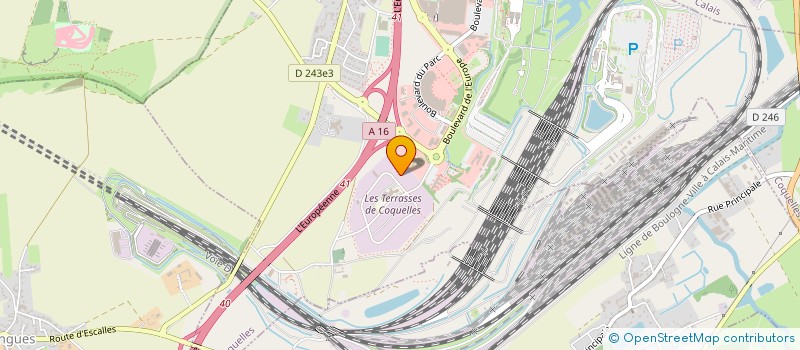 localisation de l'entreprise L'HAUT'AILE  COQUELLES