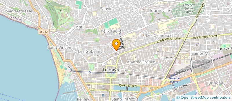 localisation de l'entreprise L'HAVNIR  LE HAVRE