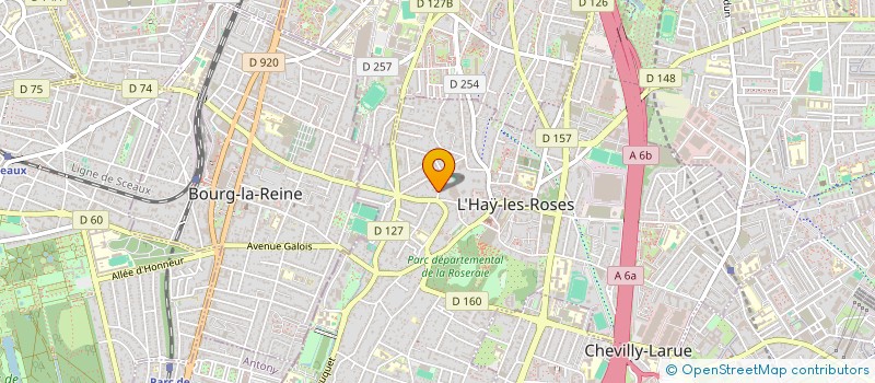 localisation de l'entreprise L'HAY LES ROSES 2020  L'HAY-LES-ROSES