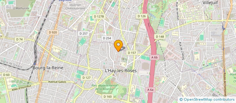 localisation de l'entreprise L'HAYSSIENNE APPRENTIS FRANCAIS ALPHABET  L'HAY-LES-ROSES