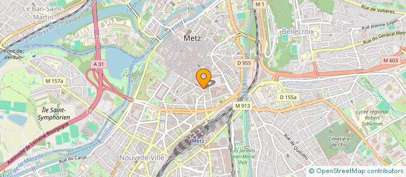 localisation de l'entreprise L'HEDONISTE  METZ