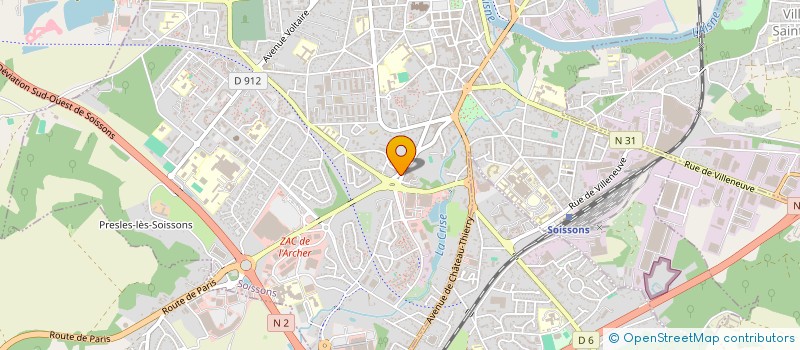 localisation de l'entreprise L'HEDONISTE à SOISSONS