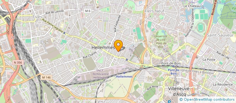 localisation de l'entreprise L'HELLAIMANTE à LILLE