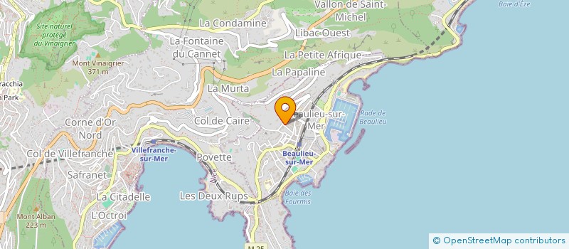 localisation de l'entreprise L'HEMATITE à BEAULIEU-SUR-MER