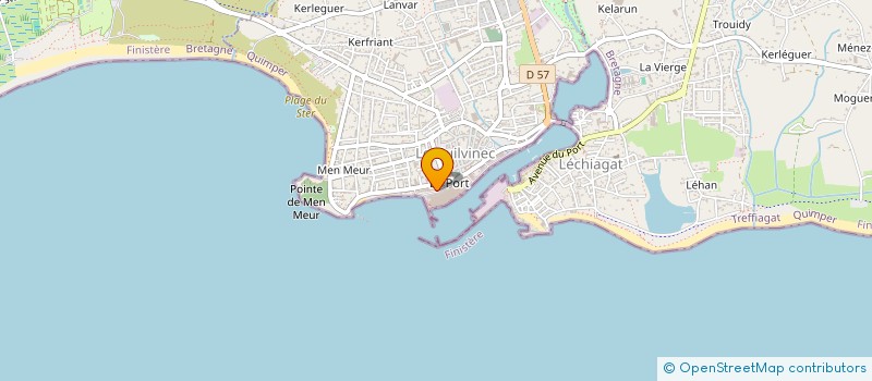 localisation de l'entreprise L'HENORET  GUILVINEC
