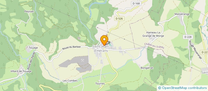 localisation de l'entreprise L'HERANDOU à SAINT-JEAN-D'HERANS