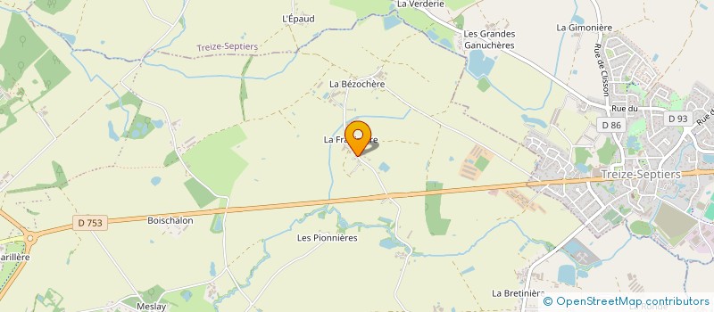 localisation de l'entreprise L'HERAUDIERE à MONTAIGU-VENDEE