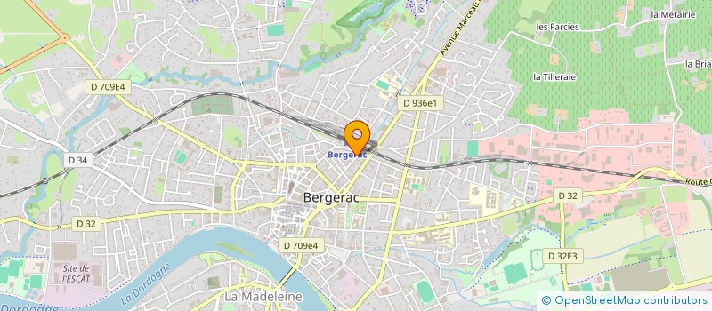 localisation de l'entreprise L'HERBAUDIERE à BERGERAC