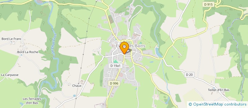 localisation de l'entreprise L'HERBE D'OR à EVAUX-LES-BAINS