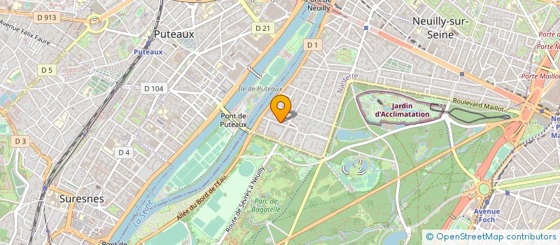 localisation de l'entreprise L' HERBE ET LA ROSE à NEUILLY-SUR-SEINE