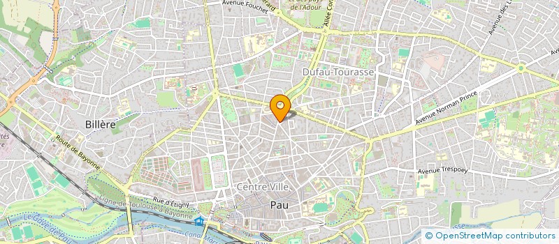localisation de l'entreprise L'HERBE QUI POUSSE à PAU