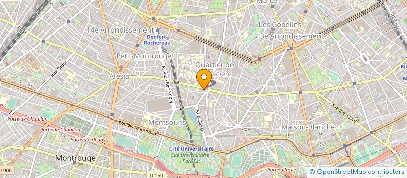 localisation de l'entreprise L'HERBE ROUGE à PARIS