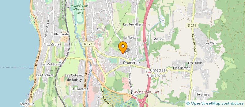 localisation de l'entreprise L'HERBIER DES ALPES  DRUMETTAZ-CLARAFOND