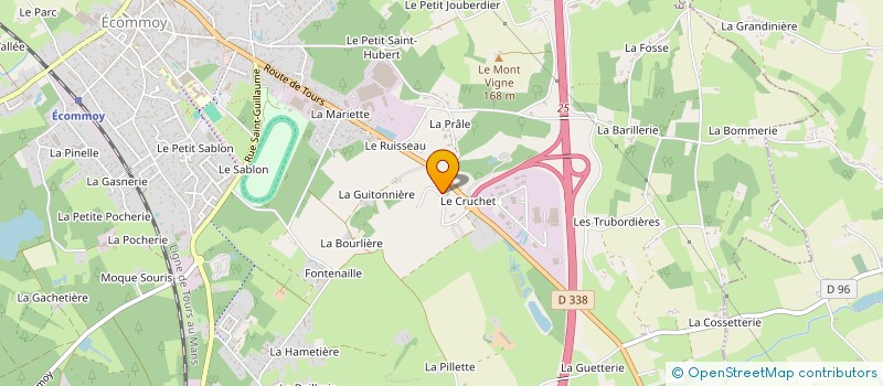 localisation de l'entreprise L'HERBIER NATUREL  ECOMMOY