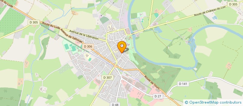 localisation de l'entreprise L'HERCULEENNE  LE LUDE