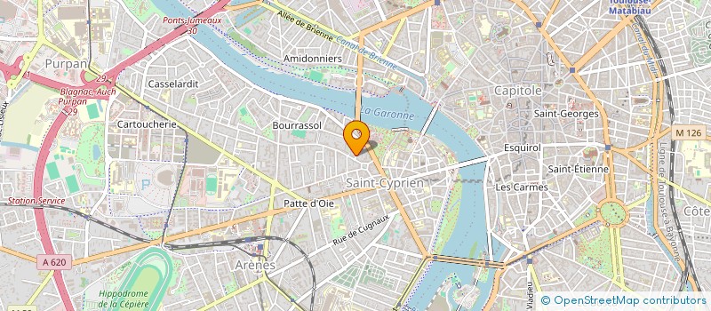 localisation de l'entreprise L'HERESIE OCCITANE à TOULOUSE