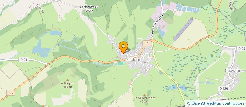 localisation de l'entreprise L'HERICOURTOISE  SAULNOT