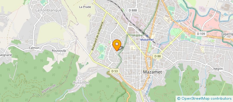 localisation de l'entreprise L'HERISSON  AUSSILLON