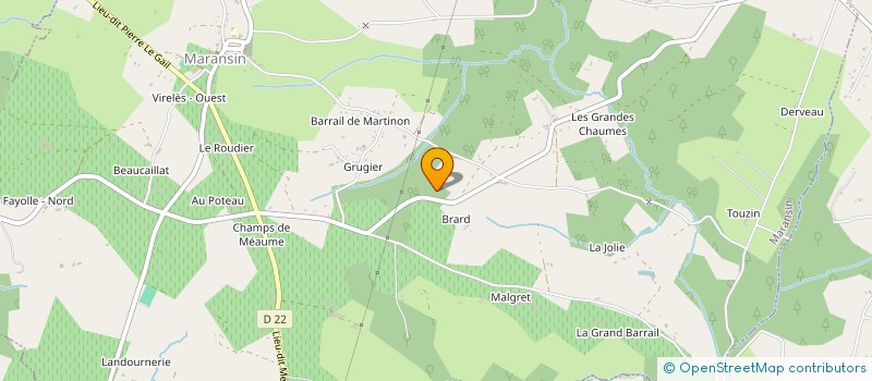 localisation de l'entreprise L'HERITAGE  MARANSIN