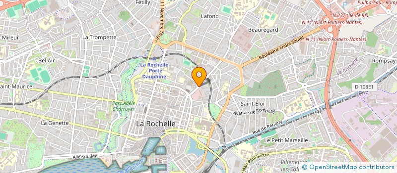 localisation de l'entreprise L'HERITAGE  LA ROCHELLE