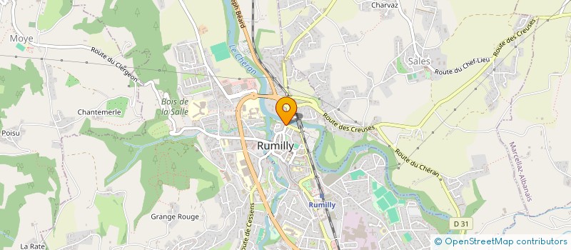 localisation de l'entreprise L'HERITAGE  RUMILLY