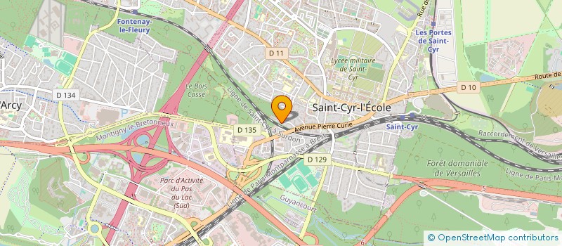 localisation de l'entreprise L' HERITAGE AUTOMOBILE à SAINT-CYR-L'ECOLE