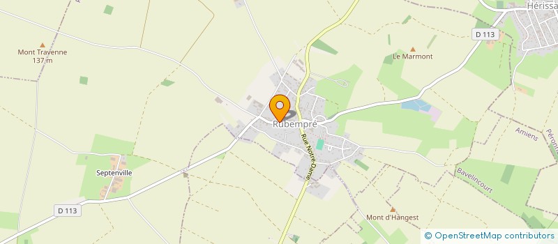 localisation de l'entreprise L'HERITAGE DE CUPIDON  RUBEMPRE