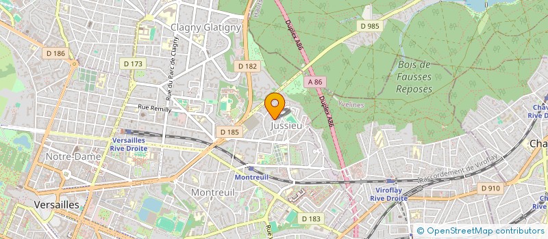 localisation de l'entreprise L HERITIER MICHEL DELHAYE M à VERSAILLES