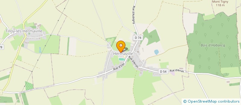 localisation de l'entreprise L'HERMAVILLOISE  HERMAVILLE