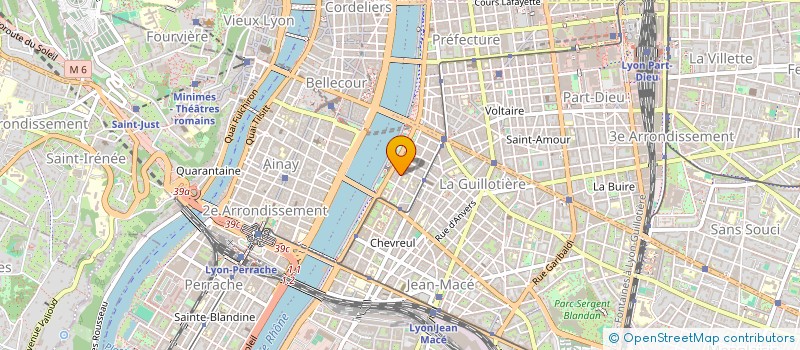 localisation de l'entreprise L'HERMES  LYON 7EME