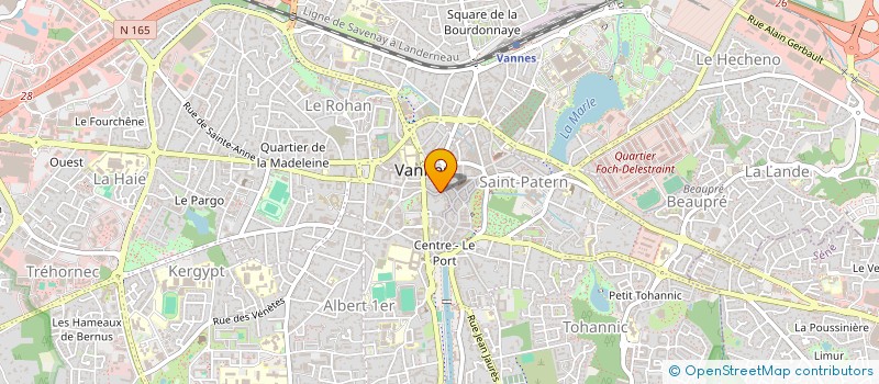 localisation de l'entreprise L'HERMINE à VANNES
