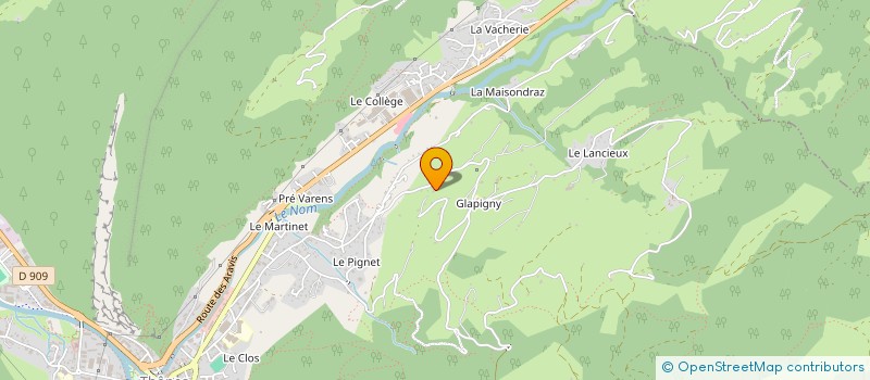 localisation de l'entreprise L'HERMINE à THONES