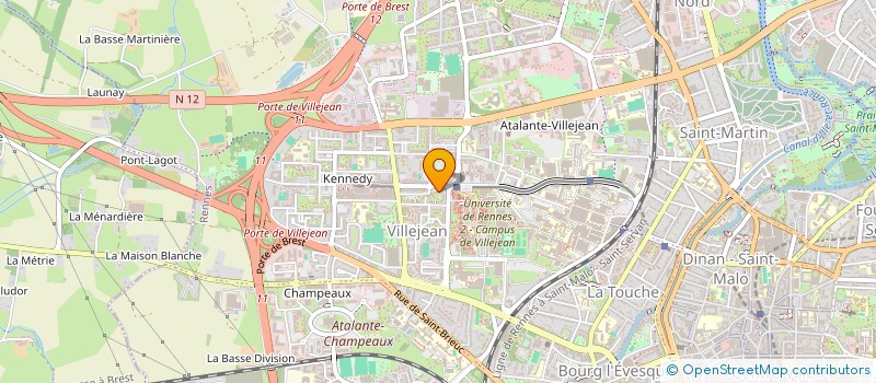 localisation de l'entreprise L'HERMINE EN VADROUILLE  RENNES