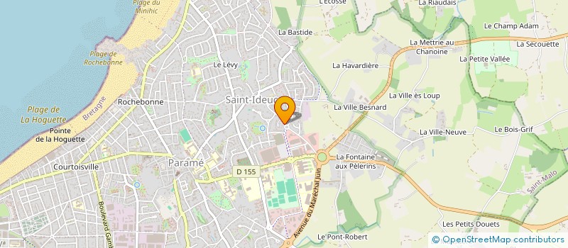 localisation de l'entreprise L'HERMINE JY à SAINT-MALO