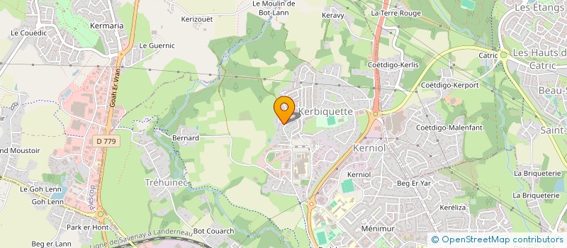 localisation de l'entreprise L'HERMINE NORDIC CLUB à VANNES