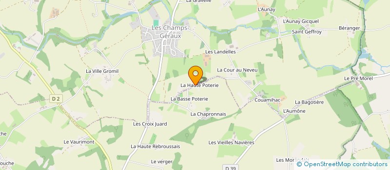 localisation de l'entreprise L'HERMINE THAI BOXING  SAINT-JUVAT