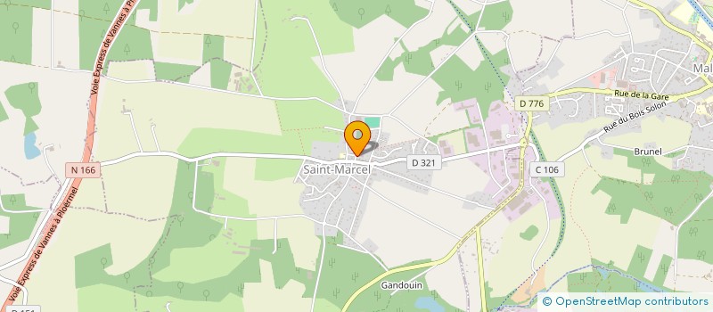 localisation de l'entreprise L'HERMINE TREALAISE  TREAL