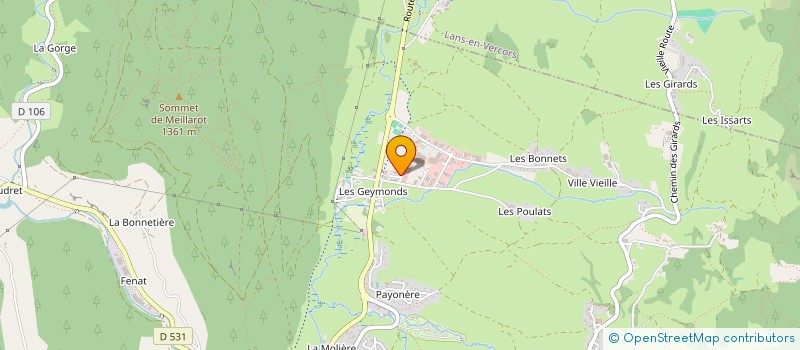 localisation de l'entreprise L'HERMINETTE à VILLARD-DE-LANS