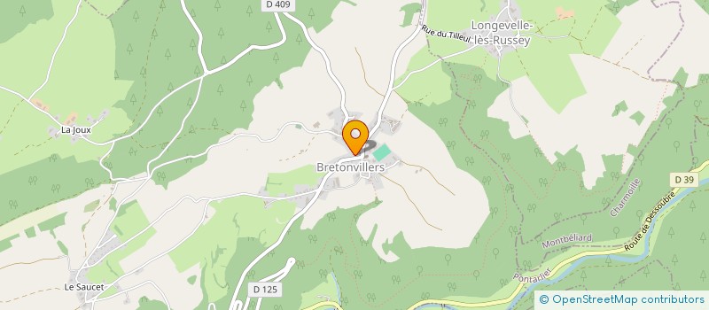 localisation de l'entreprise L'HERMINETTE  BRETONVILLERS