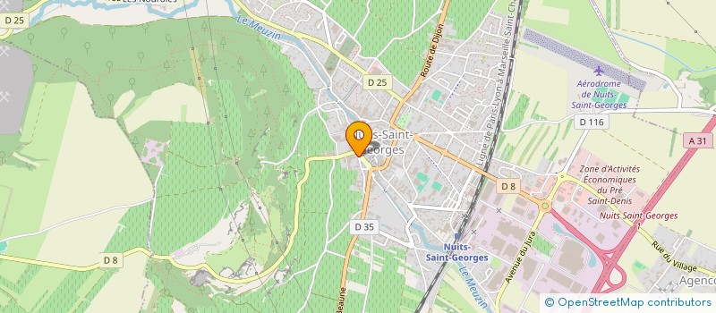 localisation de l'entreprise L'HERMIONE à NUITS-SAINT-GEORGES