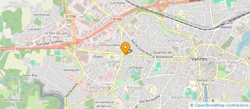 localisation de l'entreprise L'HERMIONE à VANNES