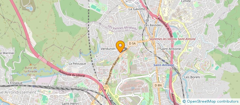 localisation de l'entreprise L'HERMITAGE à MARSEILLE
