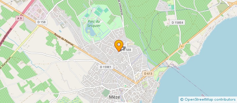 localisation de l'entreprise L HERMITAGE à MEZE