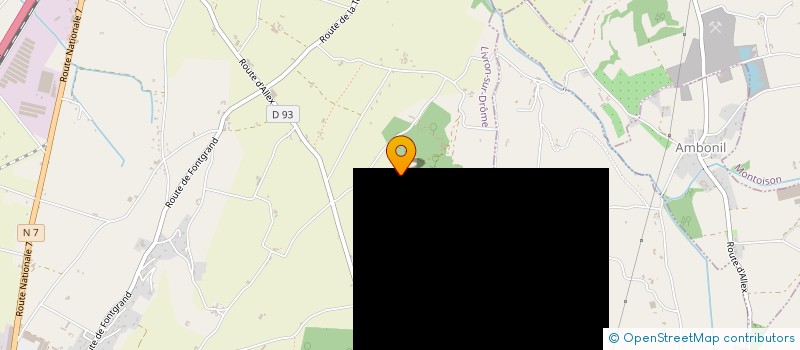 localisation de l'entreprise L'HERMITAGE  LIVRON-SUR-DROME