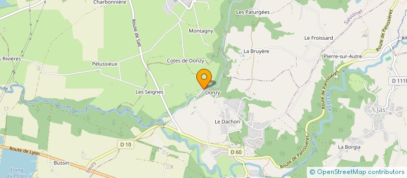 localisation de l'entreprise L'HERMITAGE  SALT-EN-DONZY