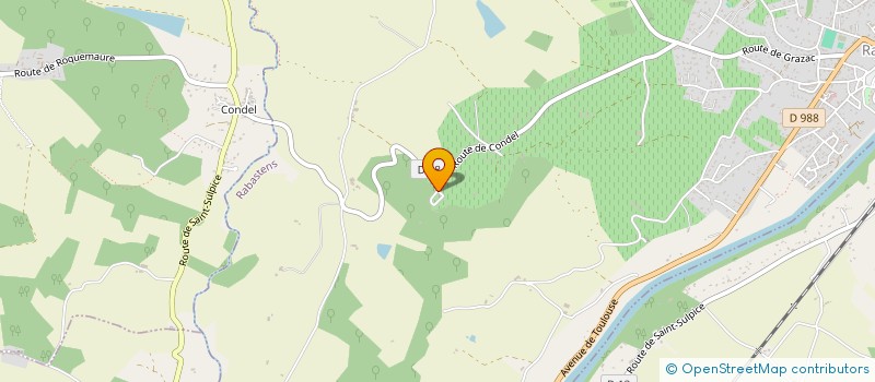 localisation de l'entreprise L'HERMITAGE  RABASTENS