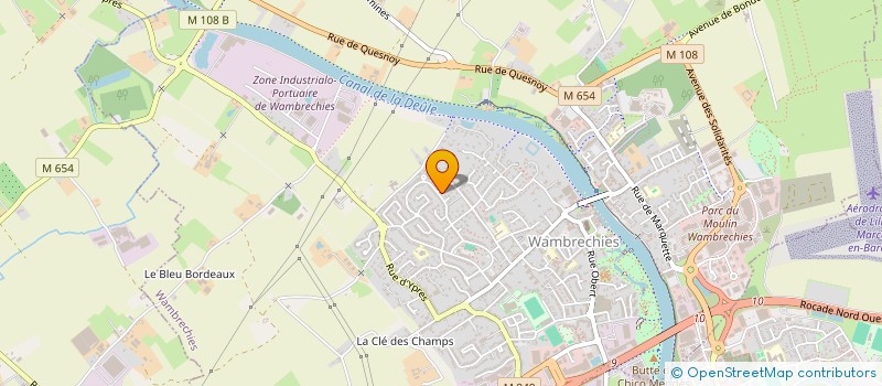 localisation de l'entreprise L HERMITAGE DE WAT  WAMBRECHIES